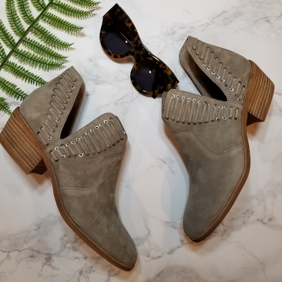 Vince Camuto Pevista booties Suede Gray - Picture 6 of 8